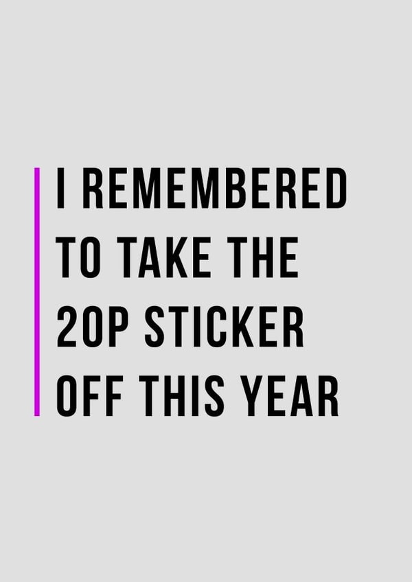 remembered 20p Birthday Card 33513 created by Man Cards