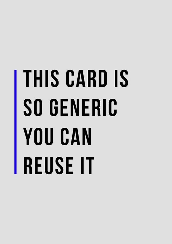 Male Female Birthday Card 11155 created by Man Cards