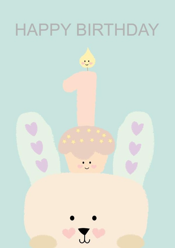 cute animal Birthday Card 11100 created by Yolidoo