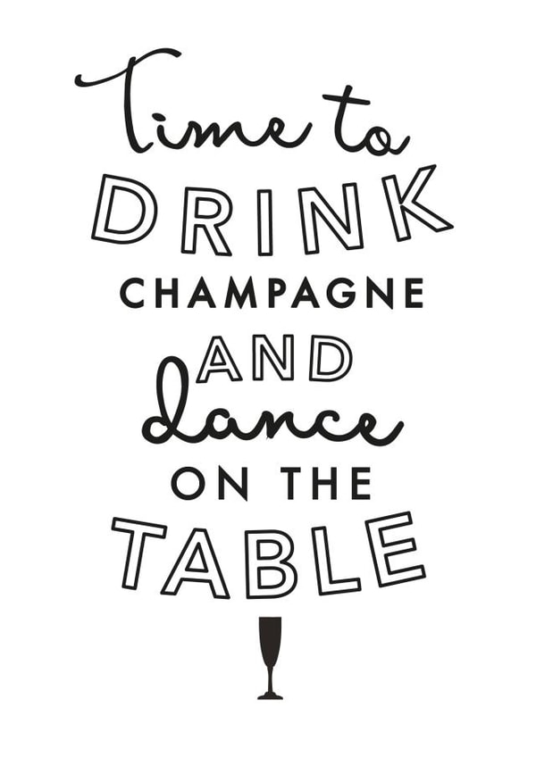 alcohol drink Birthday Card 32100 created by Jodie Gaul & Co