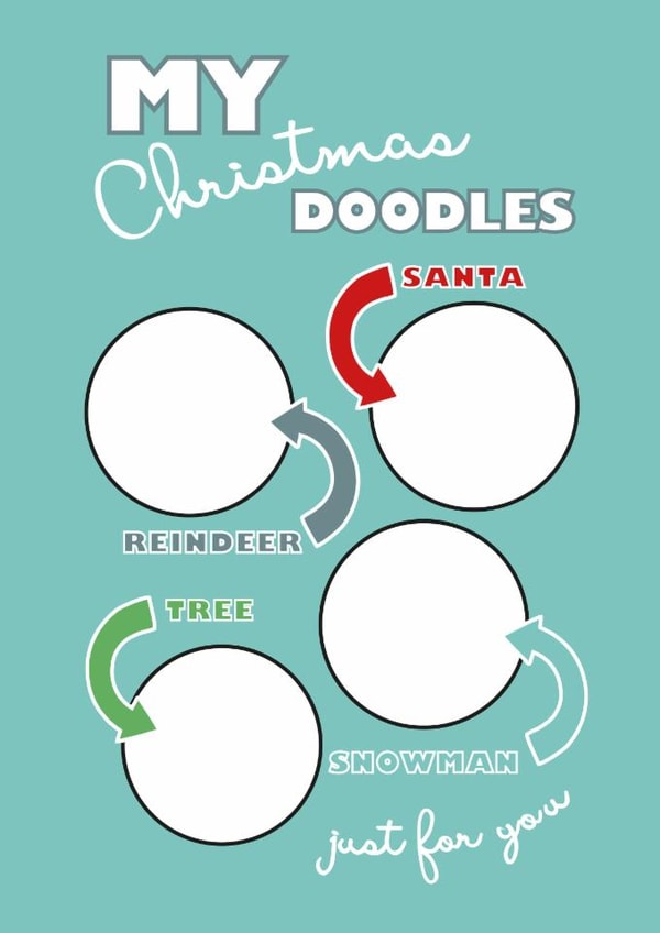 Illustration Modern Christmas Card 32101 created by Jodie Gaul & Co