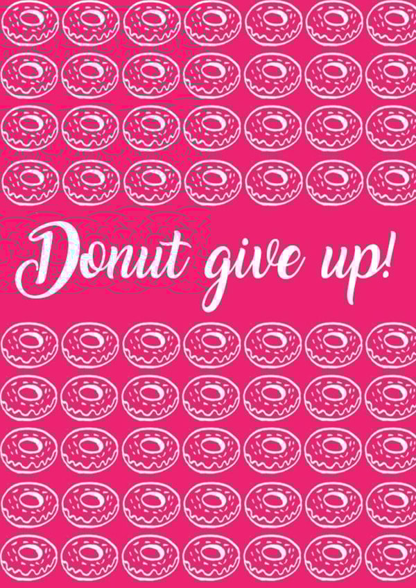 donut food Just because Card 1252 created by Aysha Samrin