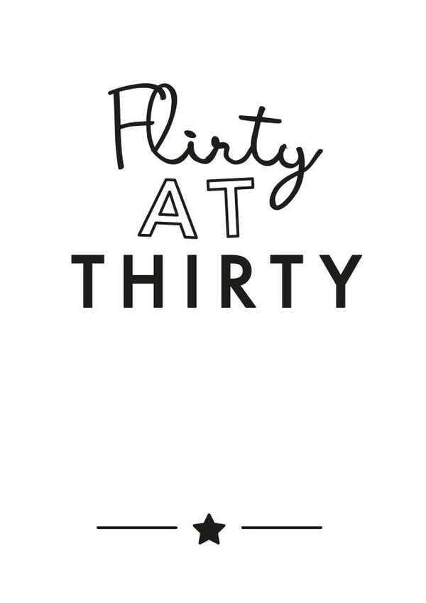 flirty thirty Birthday Card 32102 created by Jodie Gaul & Co