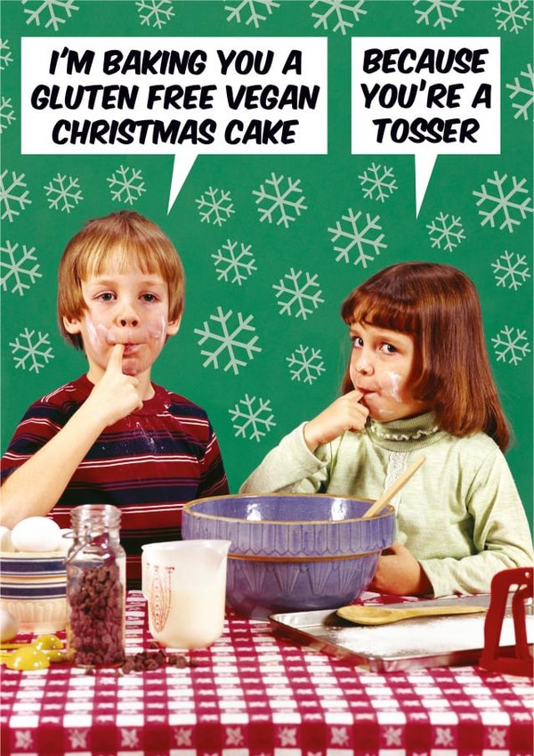 FUNNY RUDE Christmas Card 3004 created by Dean Morris Cards