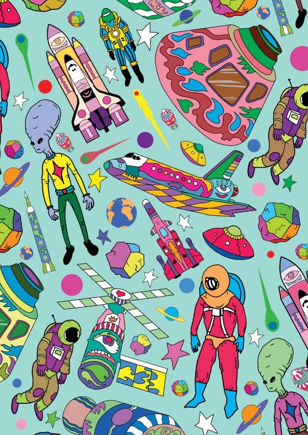 space spaceships Card 27336 created by Manic Minotaur