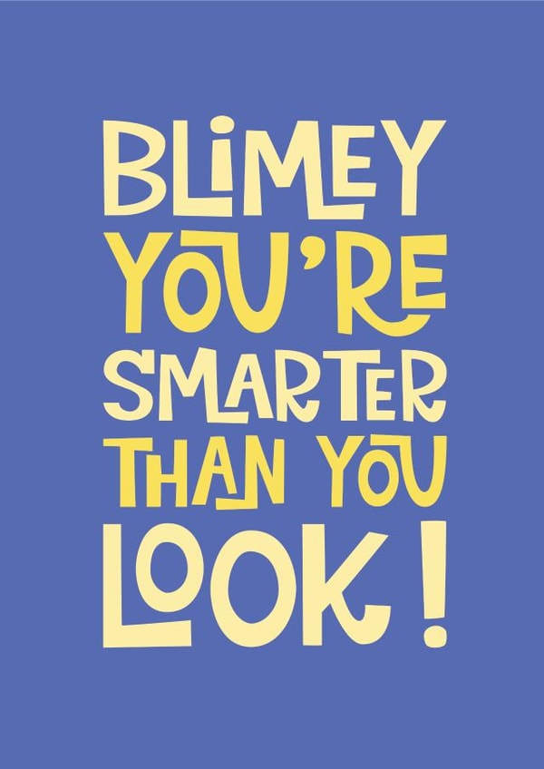 Funny Exam Results Card created by Poppy Lane