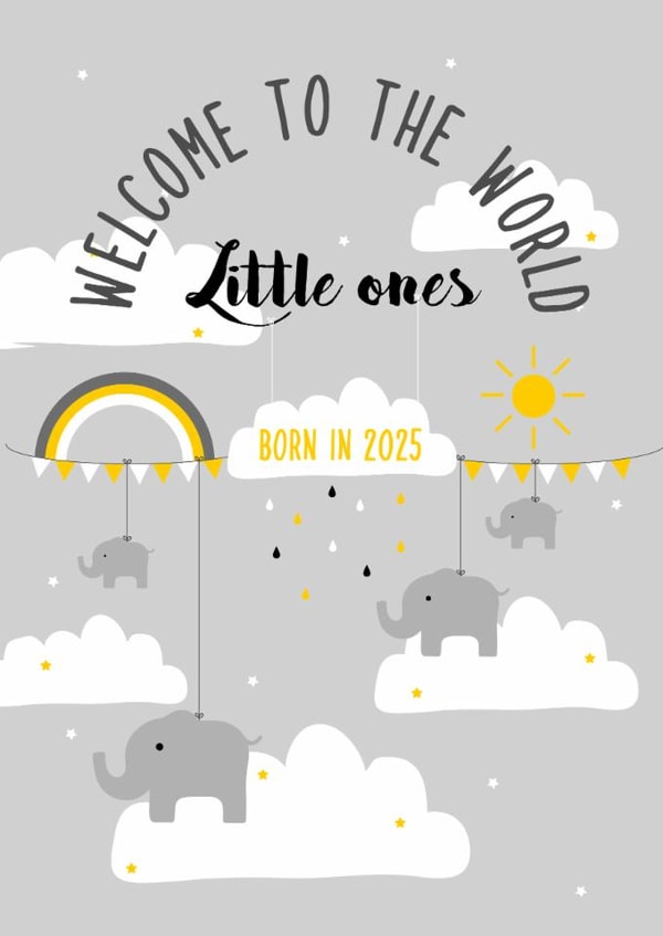 Welcome to the world Little ones - born in 2025 created by Rulu