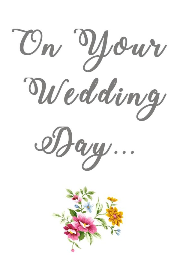 wedding day Card 29371 created by Heidi Wright
