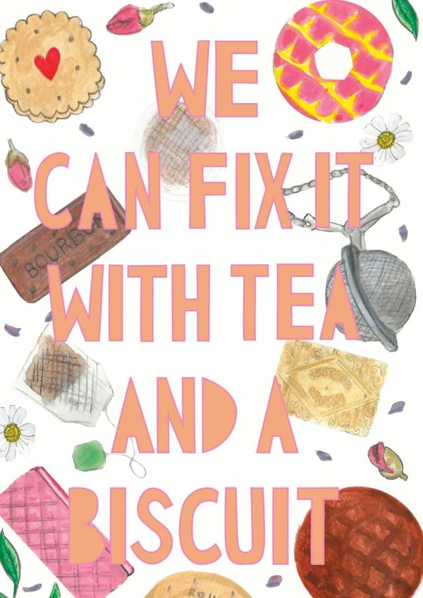 tealover biscuitlover Card 33709 created by Miss Bespoke Papercuts