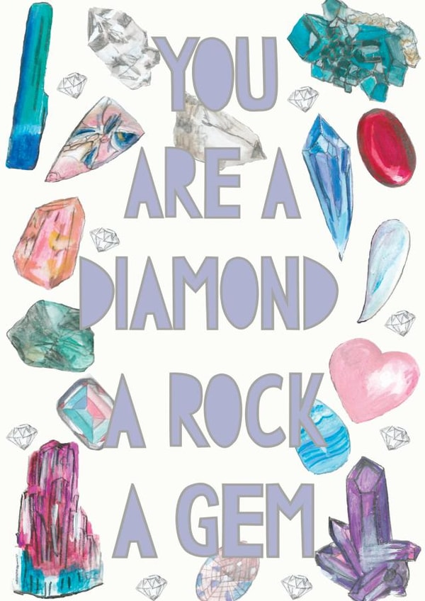 gems gemstone Card 33714 created by Miss Bespoke Papercuts