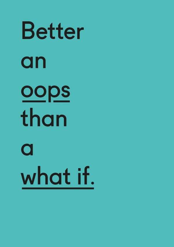 Better and oops good luck card created by Twin Pines Creative