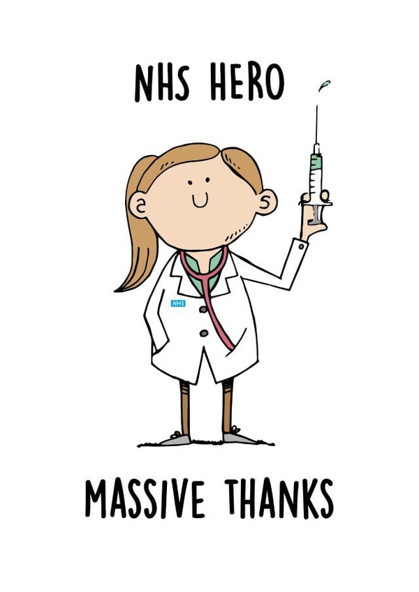 nhs heroes Thank You Card 29043 created by Sam Williamson