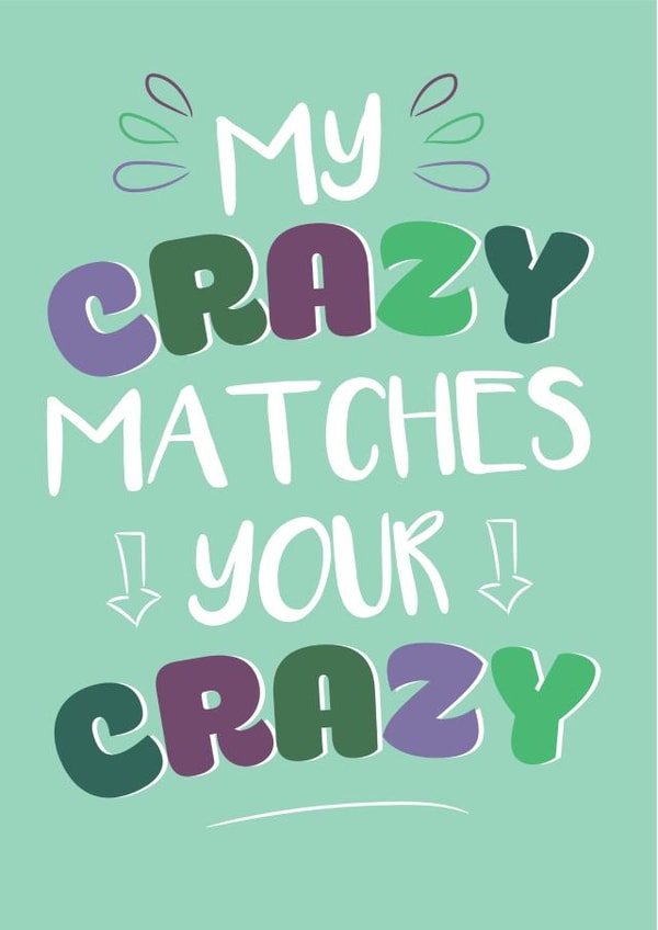 crazy funny Anniversary Card 33786 created by PAPR Boutique