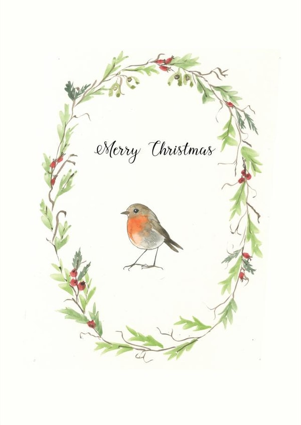 Christmas robin Card 29346 created by Penny Lindop