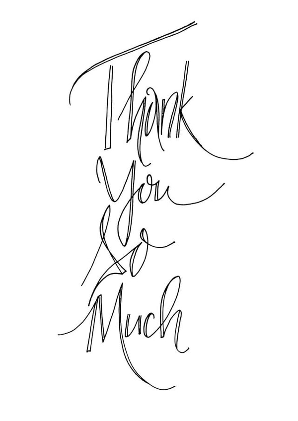 thanks so Thank You Card 7281 created by Naughty Nice