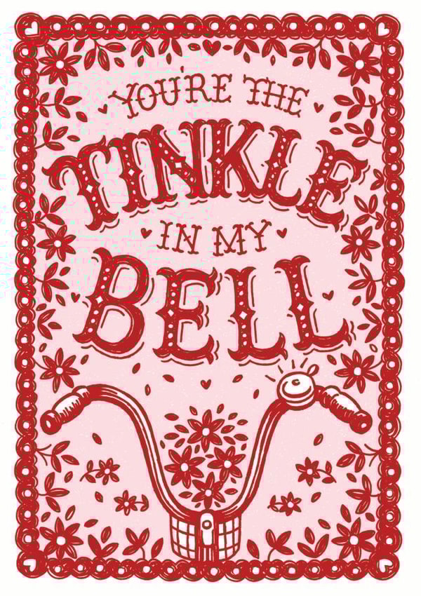 bike cycling Anniversary Card 33832 created by Alexandra Snowdon