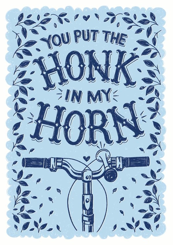 bike cycling Anniversary Card 33833 created by Alexandra Snowdon