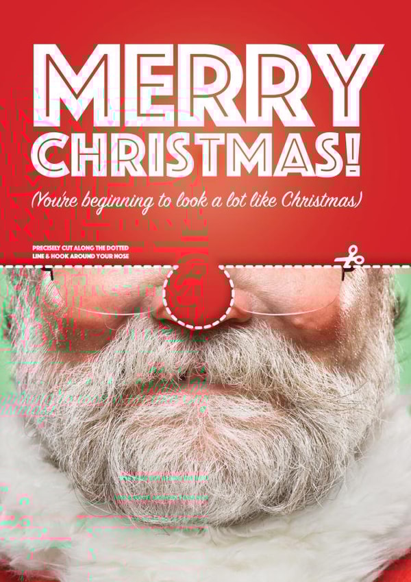 beard xmas Christmas Card 26493 created by PaperJam Print Co.