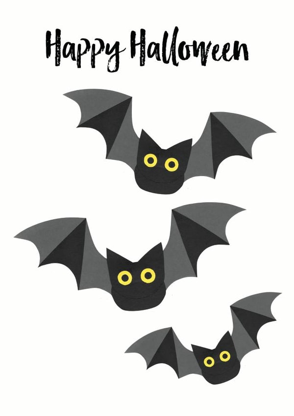 bat halloween Just because Card 32946 created by Chameleon and Co