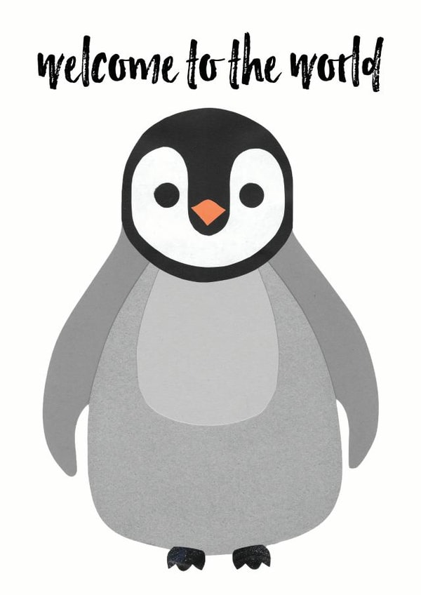 welcome world New Baby Card 32949 created by Chameleon and Co