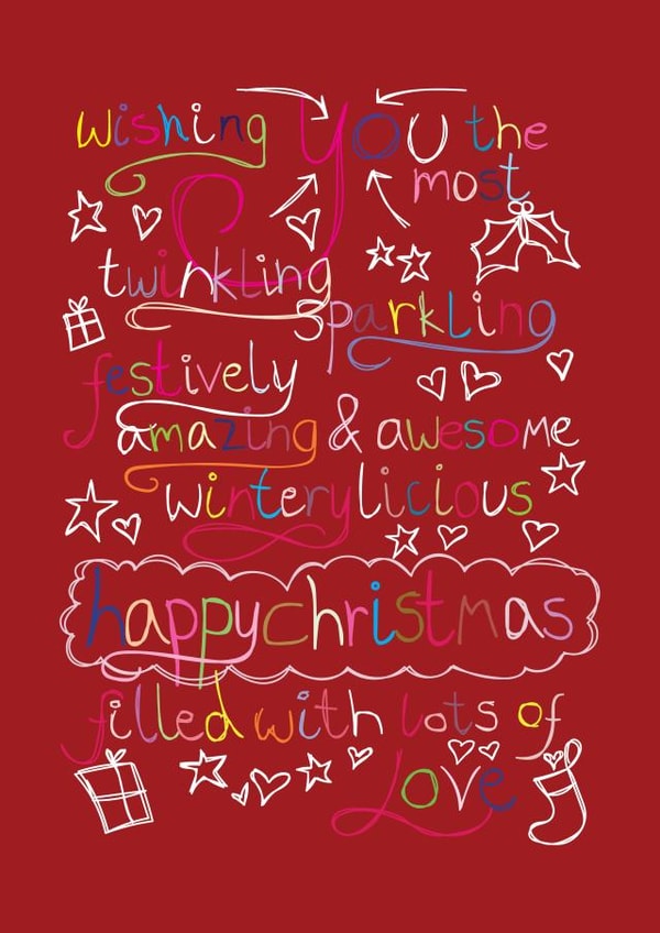 christmas xmas Card 33893 created by Hello You