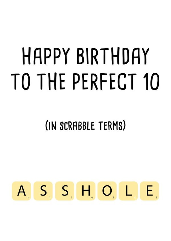 funny banter Birthday Card 9060 created by Pack a Punch Designs