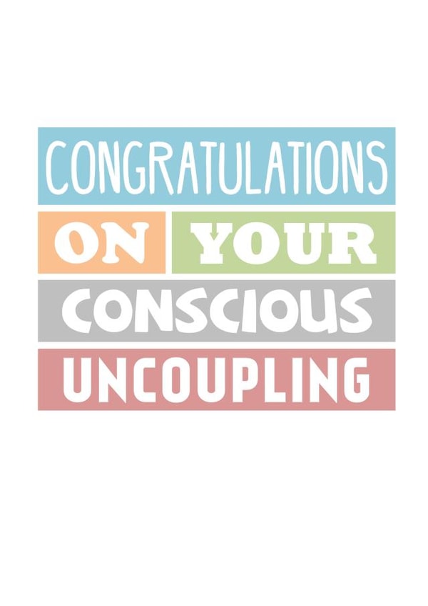 Divorce Card - Break Up Card created by SixElevenCreations