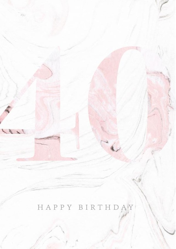 40 40th Birthday Card 4483 created by Joyful Joyful