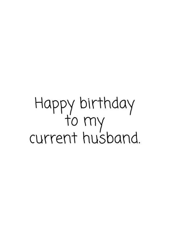 husband birthday Birthday Card 11094 created by mynamesnotdave