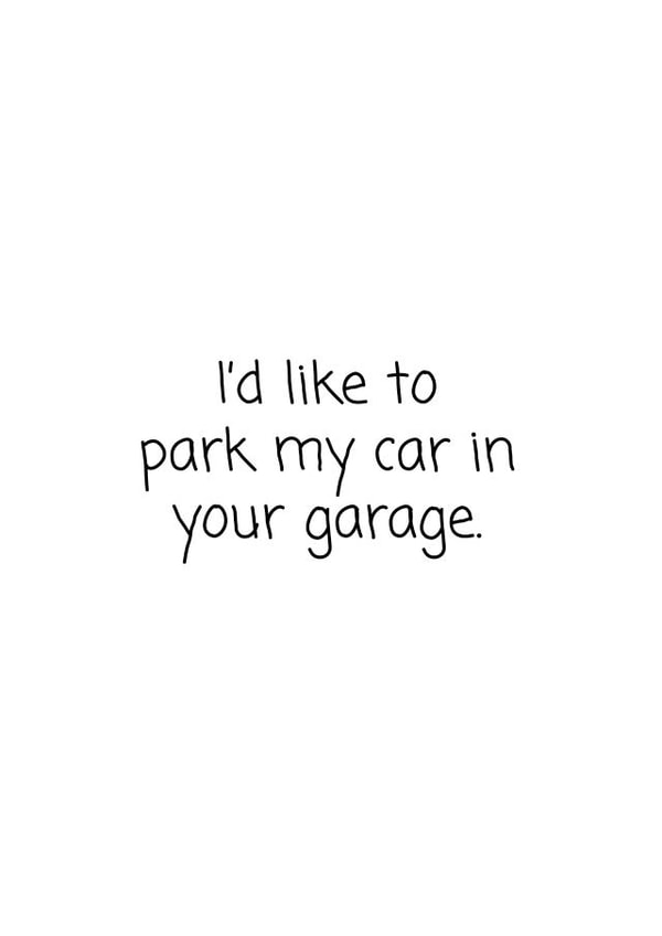 rude garage Anniversary Card 33420 created by mynamesnotdave