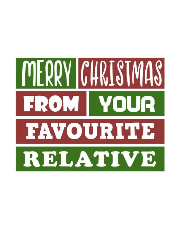 Funny Christmas Card For Family, Cheeky Wit created by SixElevenCreations