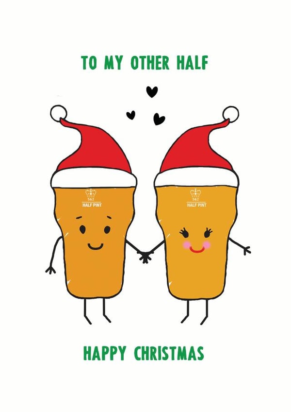 Xmas Beer Christmas Card 8919 created by Of Life & Lemons Ltd.