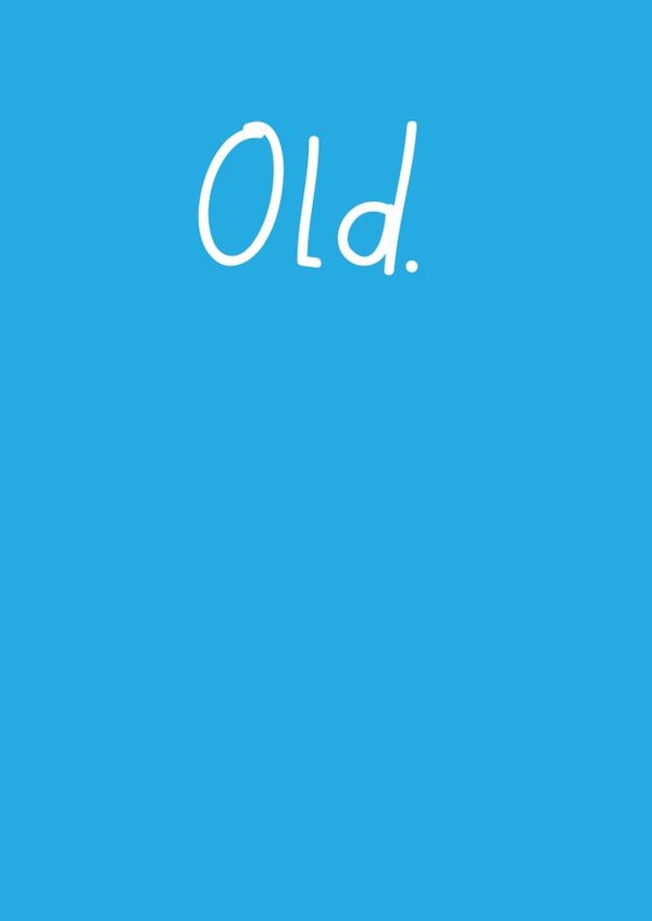 old Male Birthday Card 33879 created by Joe Dove