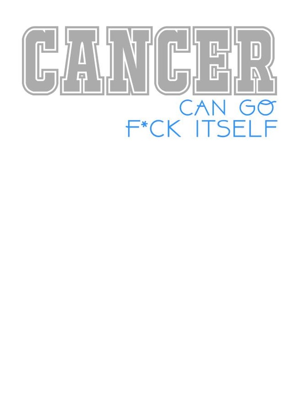 Cancer soon Thinking of you Card 8727 created by Silly Sentiments