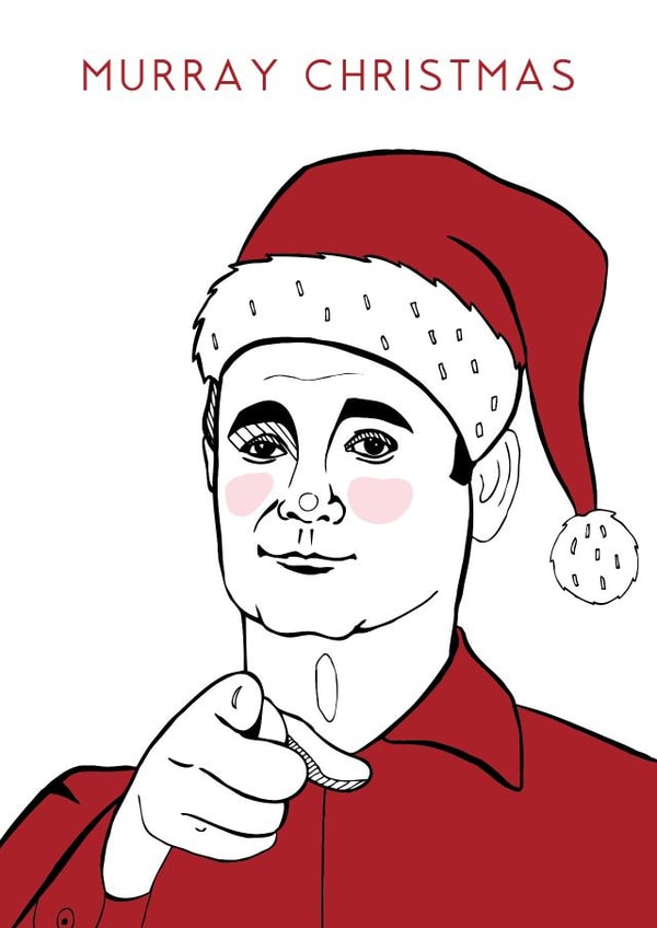 bill murray Christmas Card 28452 created by The Card Compony