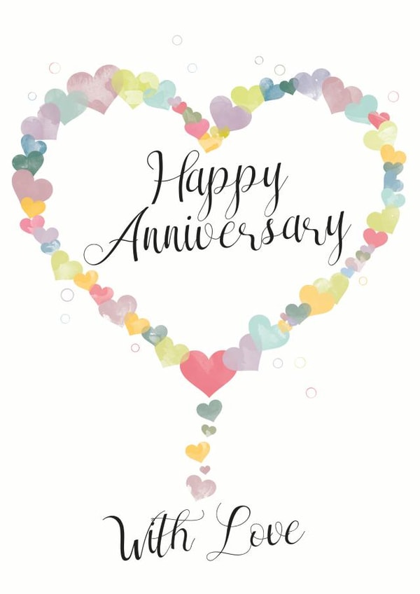 occasion anniversary Card 32598 created by Uniquely Yours