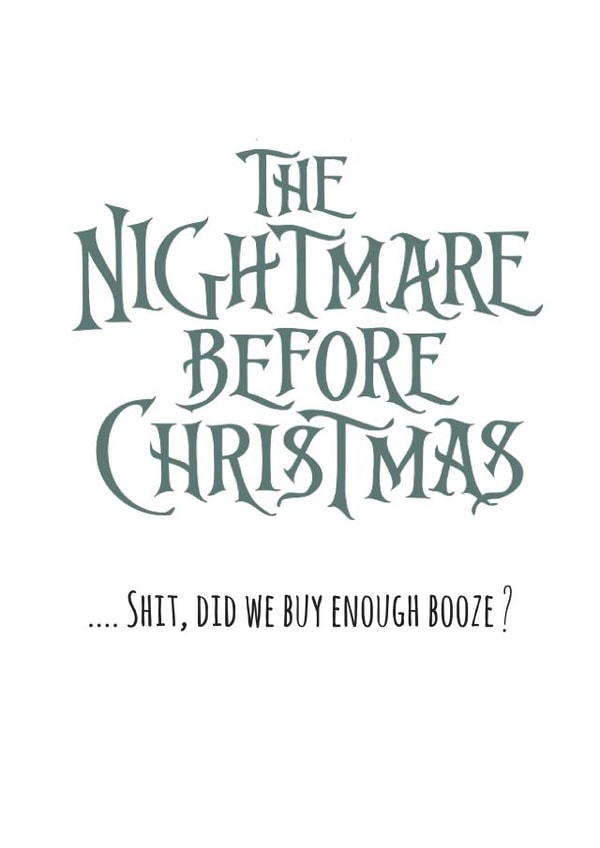 xmas booze Christmas Card 10923 created by Flamingo Lingo by Jenny