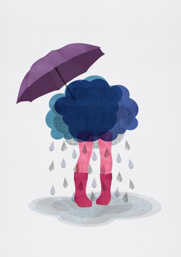 mood rain Card 25053 created by Mie Frey Damgaard