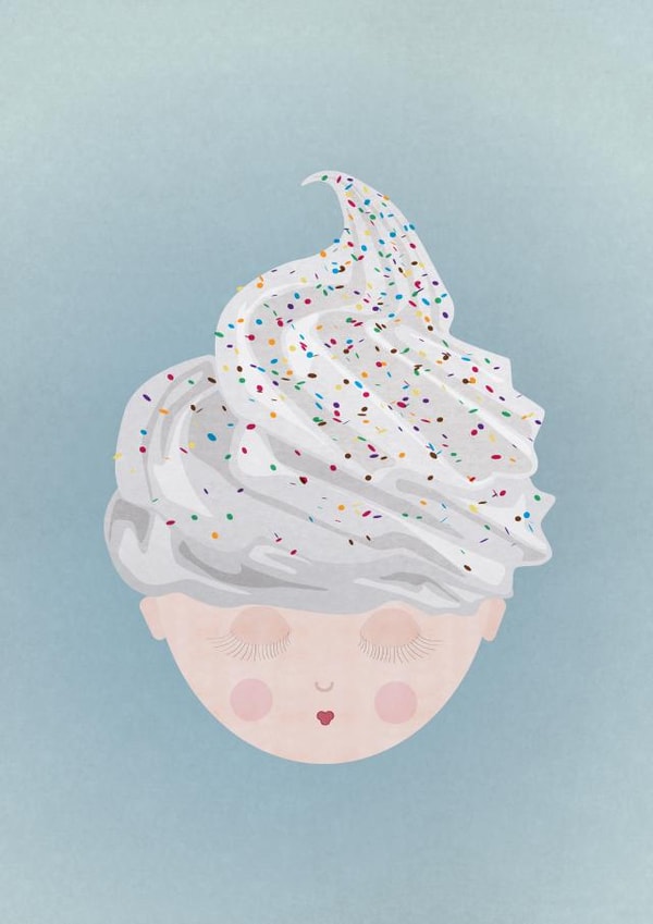 ice gilr Card 25055 created by Mie Frey Damgaard