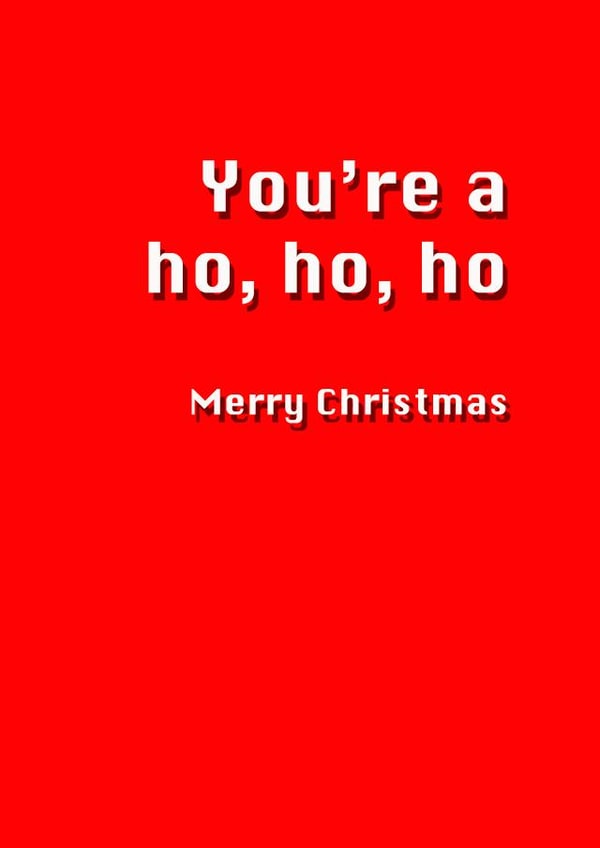 xmas funny Christmas Card 29532 created by Potty Mouth