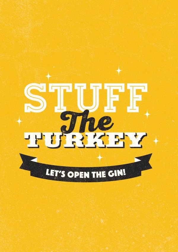 xmas turkey Christmas Card 31649 created by Lovely Cuppa