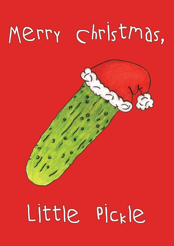 christmas gherkin Christmas Card 33233 created by Charlie - Cherry Pie Lane