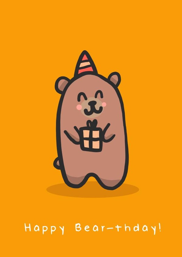 Bearthday created by Emily Strefford-Johnson