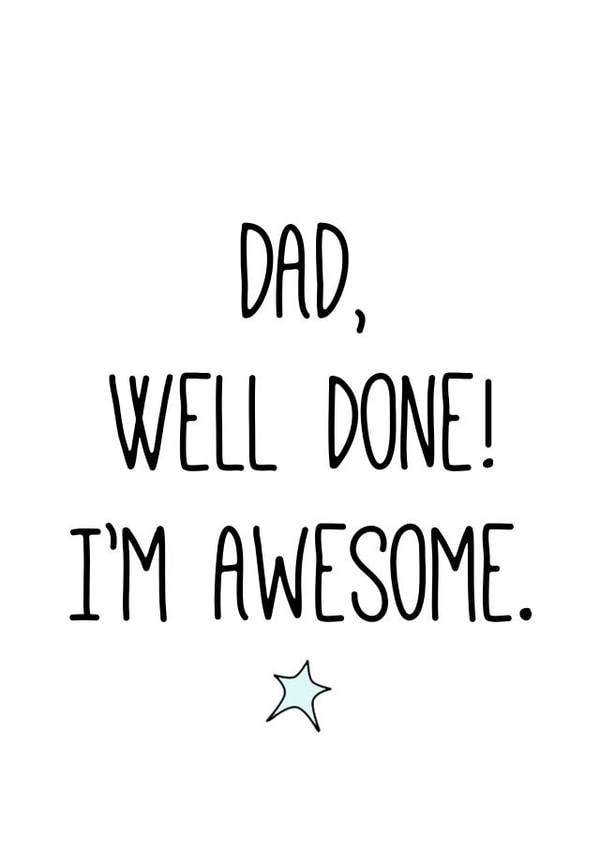 dad modern Birthday Card 33979 created by Kelly Connor Designs