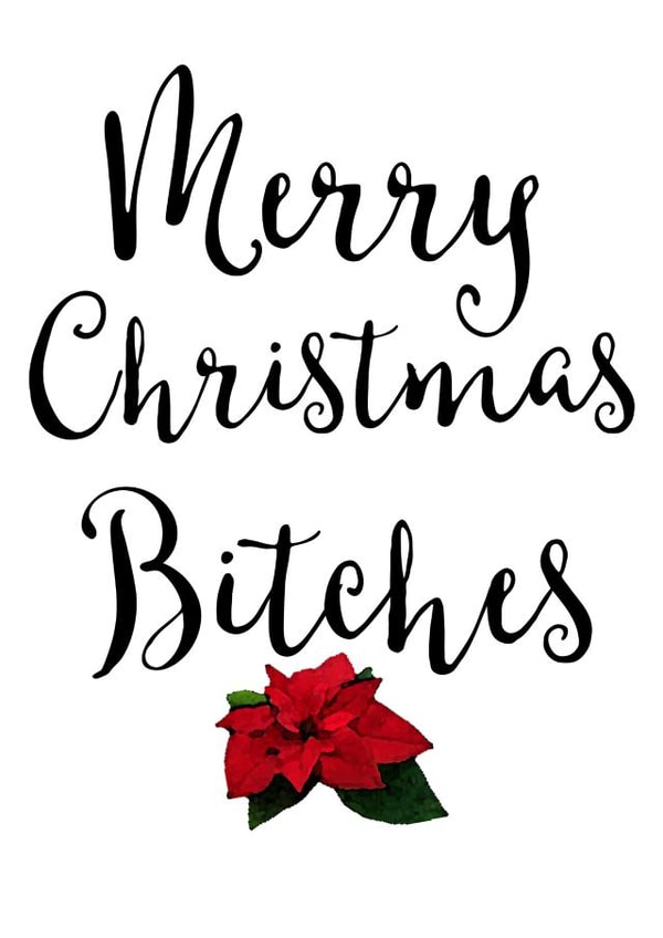 rude funny Christmas Card 11661 created by Kelly Connor Designs