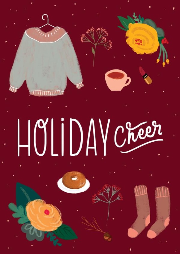 illustration lettering Card 23051 created by Victoria Black