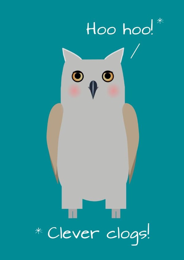 owl clever Card 34125 created by DainaCrafts