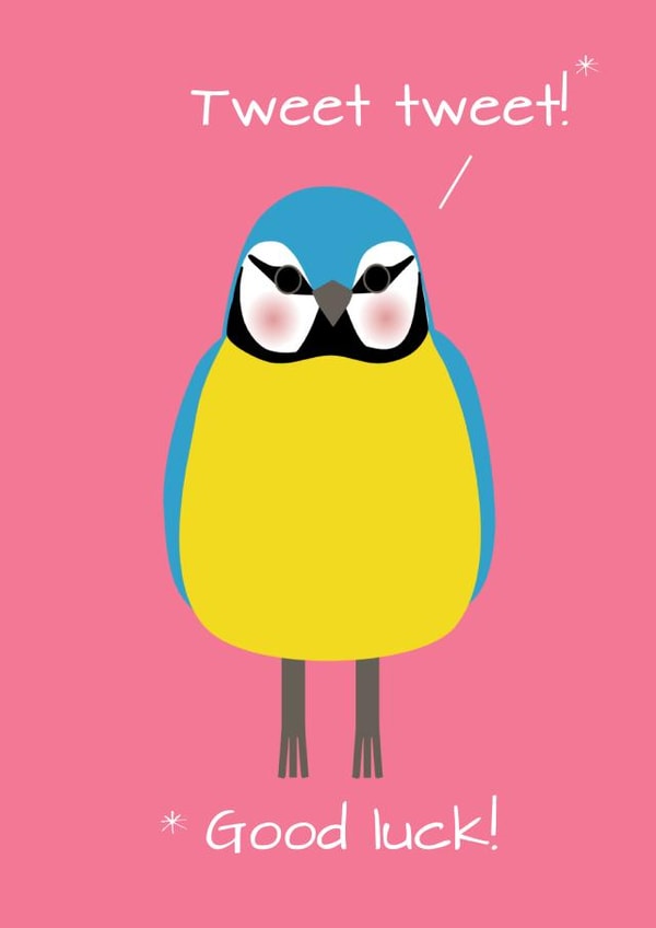 bluetit bird Card 34126 created by DainaCrafts