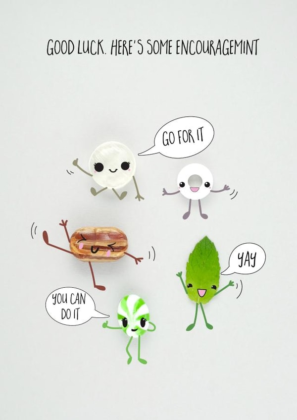 goodluck funny Good Luck Card 5801 created by Yippea