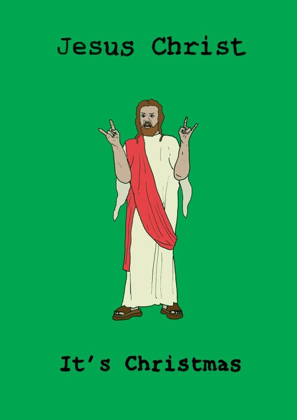 Jesus Christ Christmas Card 28146 created by S.Y.T.O.